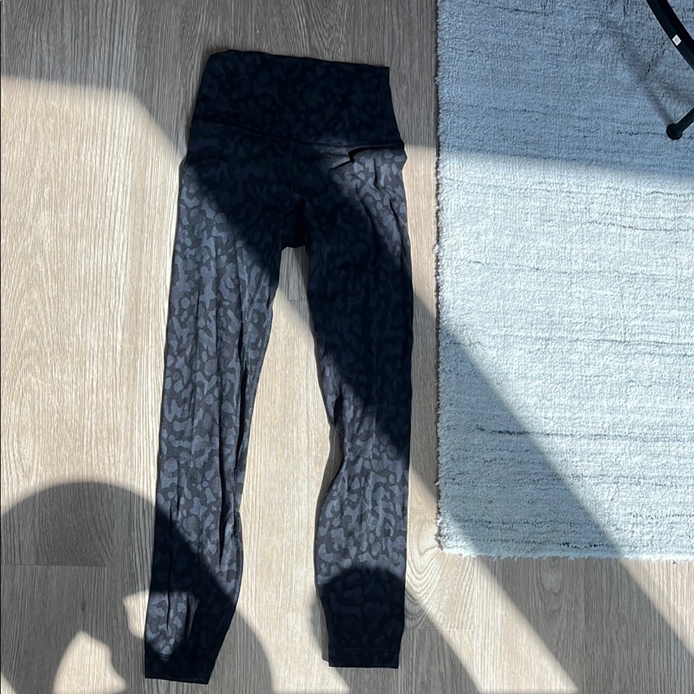 Black Patterned Leggings